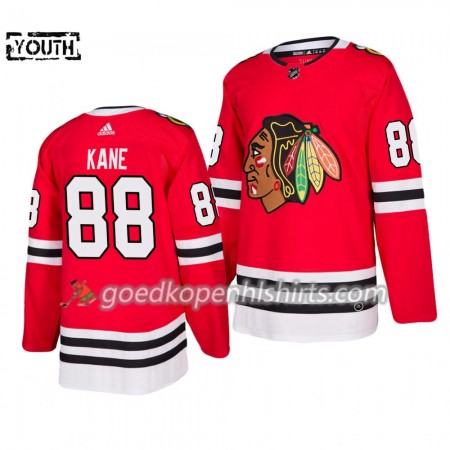 Chicago Blackhawks Patrick Kane 88 Adidas 2019-2020 Rood Authentic Shirt - Kinderen